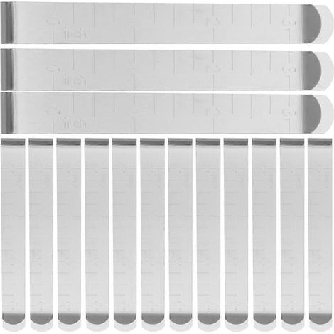 20 pinces à guimauve en acier inoxydable, stabilisateurs, fournitures pour machine à barbe à papa-1.4x0.3x11cm