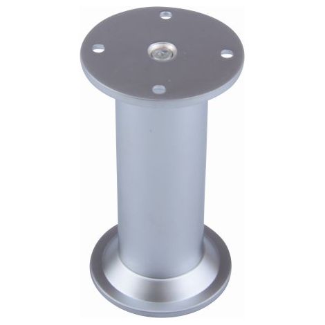 FA004 Pata de mueble ajustable de 100 mm, cromo mate SANS MARQUE