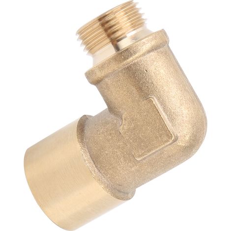 90°-Sauerstoffsensor-Adapterverlängerung M18x1,5 Messing, Lambdasonden-Abstandshalter, Kfz-Zubehör, 1,5 mm Steigung (1/5)