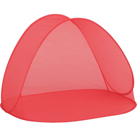 Linder Exclusiv Selbsttragendes faltbares Strandzelt SM02 Rot