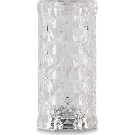 Lampe de bureau LED créative, lampe rose en cristal populaire, lampe d'ambiance minimaliste, veilleuse de chevet de chambre à coucher, sept couleurs (1/4)