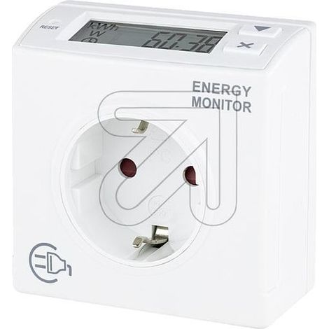 REV apparecchio misurazione energia bianco marca