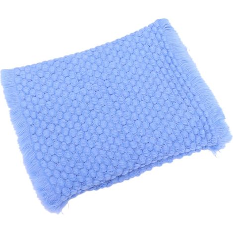 Couverture Coton pour Garçon Fille Motif Ananas Couverture De Couchage Né Accessoire Photo Bleu (1/5)