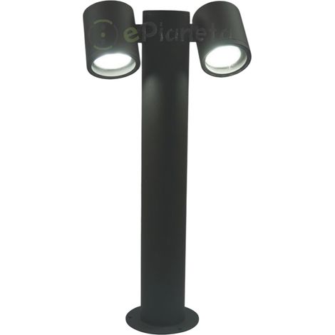 UNIVERSO 539PB-B440-G LAMPIONE 45CM DA GIARDINO CON DIFFUSORI ORIENTABILI PER ESTERNO IP44 CON ATTACCHI GU10