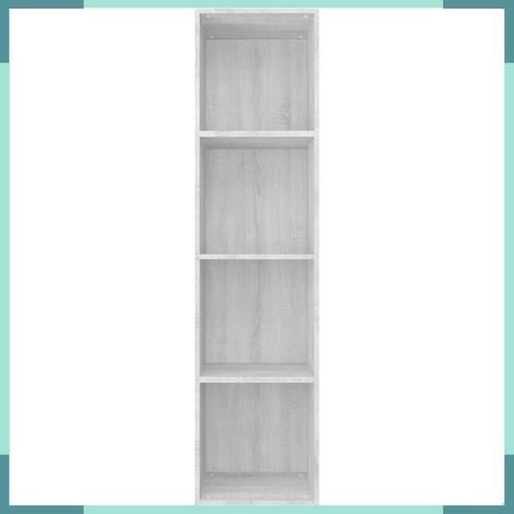 Bibliothèque / Meuble TV - 815247 - Sonoma gris - Bois d'ingénierie - 36x30x143 cm (1/5)