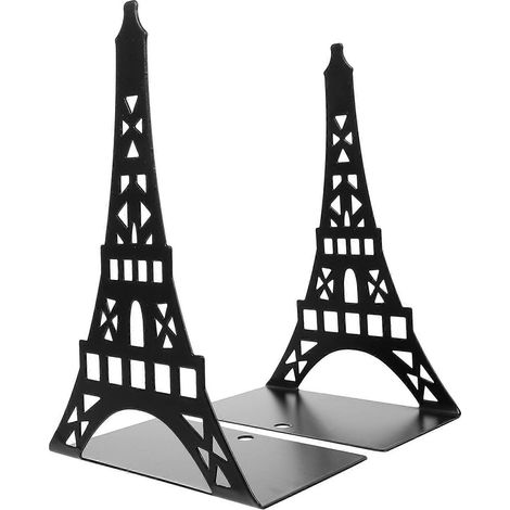 Stück Buchständer, kleine Buchstützen, handgefertigte Buchständer, Buchstopper-Halterungen-20.5X13.5X8.3cm-Black (1/3)
