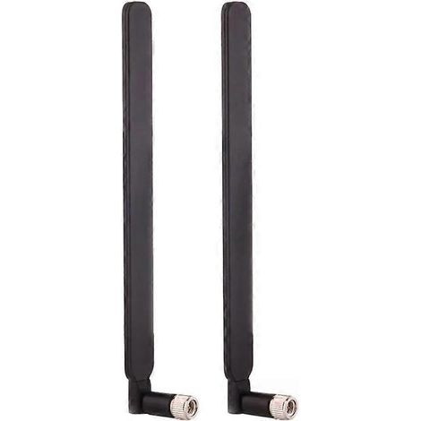 Antenne pour routeur 4G LTE - Lot de 2, 5 dBi, connecteur SMA mâle, noir (1/5)