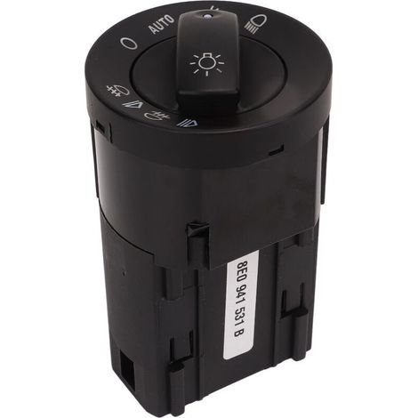 Interrupteur de commande de phares 8E0941531B Bouton de feu antibrouillard Accessoires auto Pièce de rechange pour A4 B6 B7-Crezuo