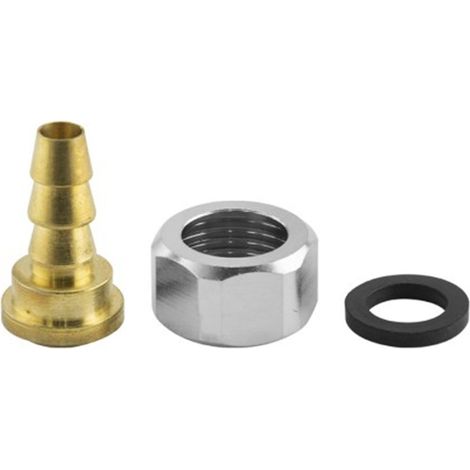 Conjunto Tuerca 1/2" Latón Tetina Junta Gas 1/2"