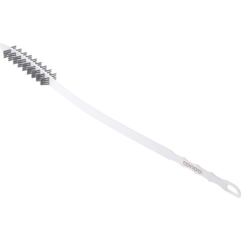 Brosse pour Machines à Laver PP Blanche, Outil de Nettoyage Flexible Atteint les Recoins, Brosse de Lavage pour Surfaces à Récurer, Format Compact pour Sèche-linge (1/3)