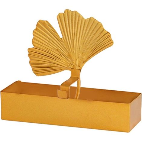 Support Spirale Anti Moustique - Design Feuille Ginkgo En Métal - Pour Intérieur Et Patio - Lot De 1 (1/5)