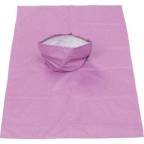 Drap de table de massage en pur coton, simple et lavable, pour salon de beauté, violet, 50 x 80 cm / 19,7 x 31,5 pouces (1/5)