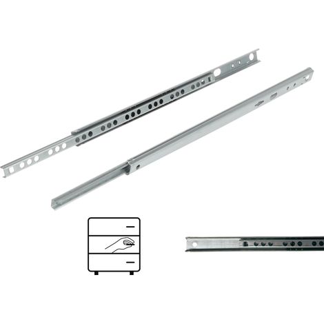 Guida a cuscinetti a sfera H17, estensione parziale 278 mm, 10 kg, Riex NB17 (1/5)