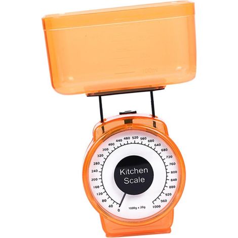 jojofuny Balance de Cuisine Mécanique Plastique Compact pour Pesée (1/5)