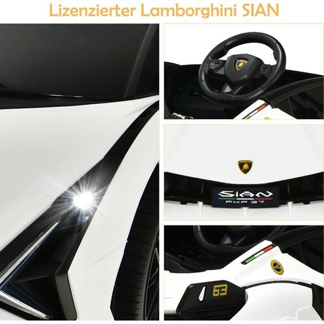 Auto elettrica per bambini 12v lamborghini con telecomando 24g auto per bambini 3 5 kmh con mp3 bianca 88303496 88303496 88303496 88303496 88303496 88303496 88303496 88303496 88303496 88303496 8830349