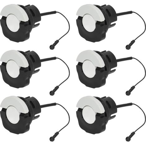 Bouchons d'huile à chaîne en plastique ABS de remplacement de bouchon de carburant de gaz 6PCS pour FS100 FS110 MS200 MS210 résistant durable et durable Installer facilement la forêt