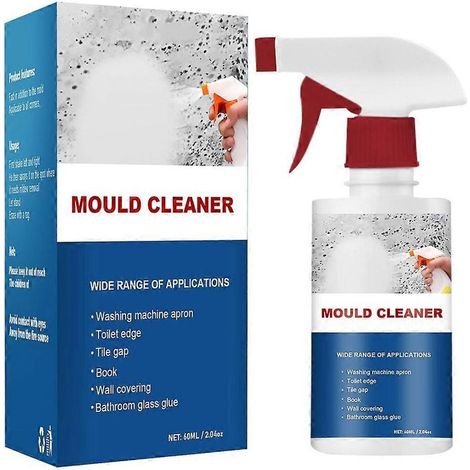 Spray Nettoyant Anti-Moisissures pour Salle de Bain - Élimine les Traces de Moisissure sur les Murs - 60ml (1/4)