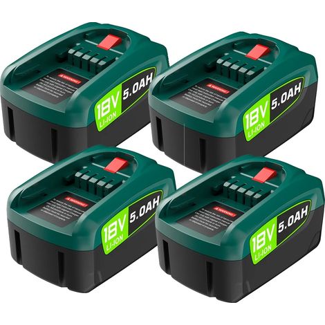 Ersatzakku, 8000 mAh, kompatibel mit Elektrowerkzeugen, 4 x 5000 mAh Akkus, 18 V (1/2)