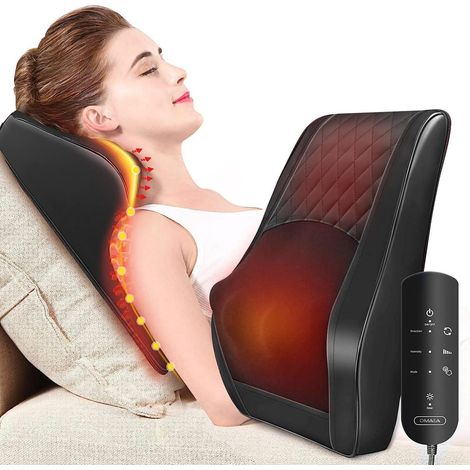 Cervical Massager with Heating Pad, Back and Neck Massage, Relieves Muscle Pain in Neck, Shoulders, Back, Legs and Feet, Ideal Gift for Men, Mothers, Fathers, Grandmothers