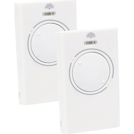Lot de 2 émetteurs portatifs pour porte de garage compatibles 868 MHz, télécommande de porte de garage à 2 canaux, avec XT2 868 SLH LR, XT4 868 SLH LR, Rolling Code (1/5)