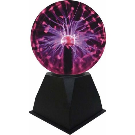 Boule plasma tactile, lampe à ions, lumière rouge, veilleuse fantaisie de 12,5 cm (1/5)