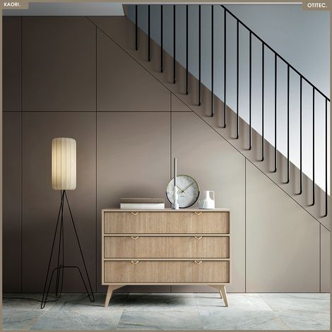 Commode - L.106 x H.80 x P.38 cm - 3 tiroirs - KAORI (1/5)