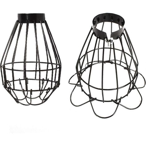 Couvercle de lampe chauffante pour reptiles, - Protection thermique en fil de fer, filet anti-brûlure pour lampe de terrarium (1/5)