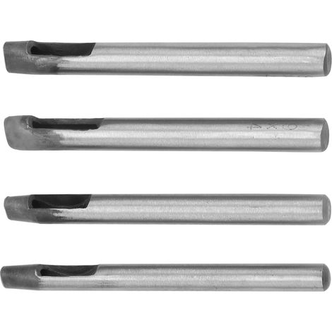 Kit de perforation pour le travail du cuir (4 mm), outil de perçage et de perforation ovale, perforatrice manuelle (1/2)