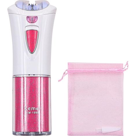 Épilateur électrique Appareil d'épilation Portable pour Poils du Visage avec lumière LED Mini épilateur électrique pour Bras de Jambe de Bikini (1/5)