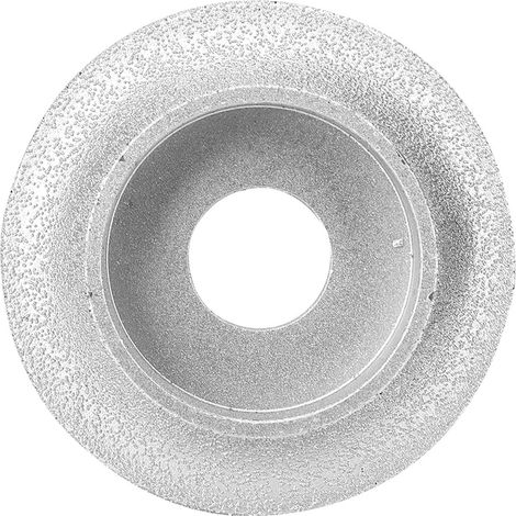 Meule diamantée brasée de 7,3 cm, fabriquée en France, pour pierre, marbre et céramique (1,5 cm). (1/5)
