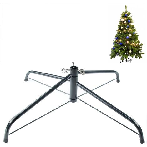 Supporto Pieghevole Metallo Albero Natale Base 70 cm (1/5)
