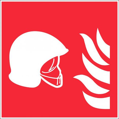 Panneau Ensemble d'équipement d'incendie - Rigide 200x200mm - 4030340