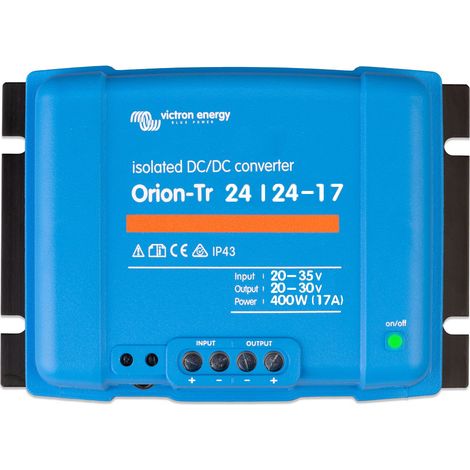 Convertidor DC-DC Orion 24V/24V 17A (400W) Aislado