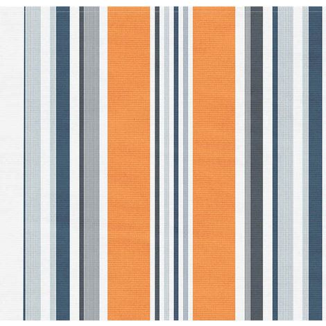 Auvent orange et bleu 300 x 250 cm en polyester – Protection solaire pour jardin, terrasse et extérieur, durable (1/5)