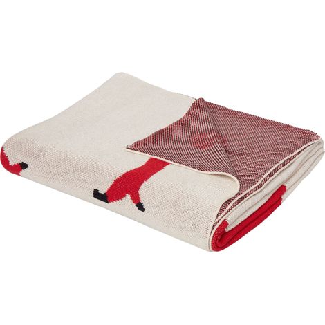Kuscheldecke REERH Baumwolle 130 x 170 cm Beige