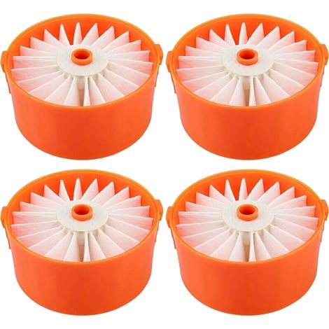 Lot de 4 filtres de rechange pour aspirateur Black + Decker BSV2020G sans fil et accessoires (1/5)