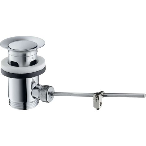 Hansgrohe - Conjunto de desagüe con tirador para grifería de lavabo y bidé, cromo 94139000 (1/2)