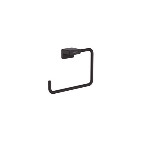 hansgrohe AddStoris Handtuchring 41754670 Wandmontage, Metall, mattschwarz (1/5)