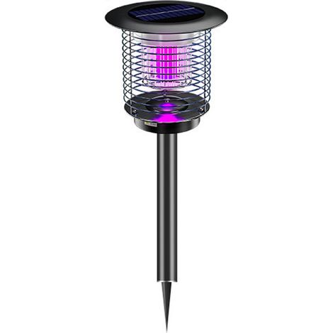Lampe anti-moustiques solaire,batterie 2200 mAh,couvre une surface de 120 mètres carrés,étanche IP65,repousse les moustiques et fournit un éclairage. (1/5)