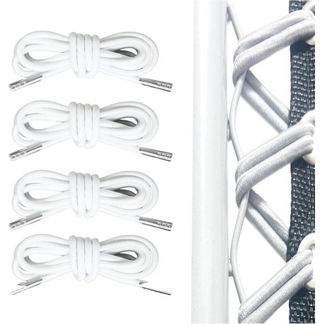 4 Pièces Corde Remplacement éLastiques,Fauteuil Transat Jardin Exterieur,Fauteuil Jardin Exterieur,Chaise Longue (White) (1/5)