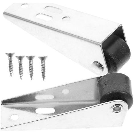2 Pieces Kit Circular Vertical Wardrobe Sliding Pieces Pulley Silent (1/5)