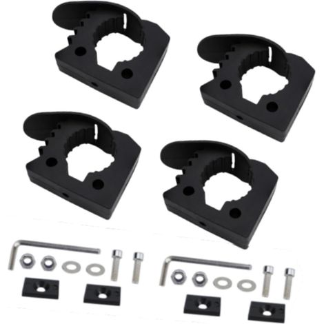 Collier de fixation compact pour une personne, noir, lot 4 (1/5)