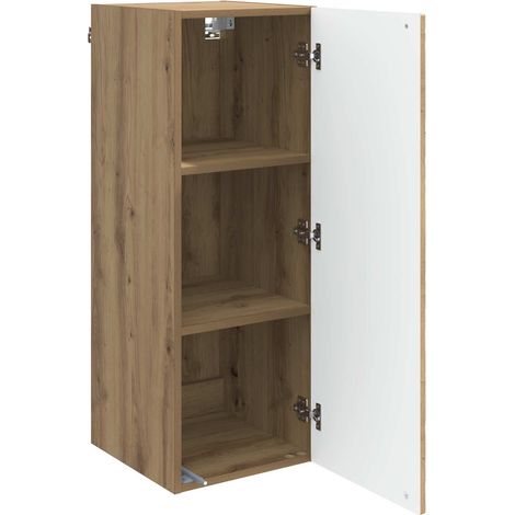 Armadietto a muro Mobiletto a muro Rovere Artigianale 33 x 34,5 x 90 cm DAS283210 (1/5)