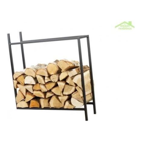 Portablocchi BE design in acciaio nero 60x20x60 cm / 80x25x80 cm Radice Home Soggiorno Camino Portablocchi (1/4)