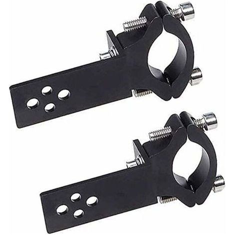 Ersandy – Lot de 2 colliers de serrage pour tube de fourche de moto – Installation horizontale/verticale – Compatible barres lumineuses LED 22-36 mm - mm-36 (1/5)
