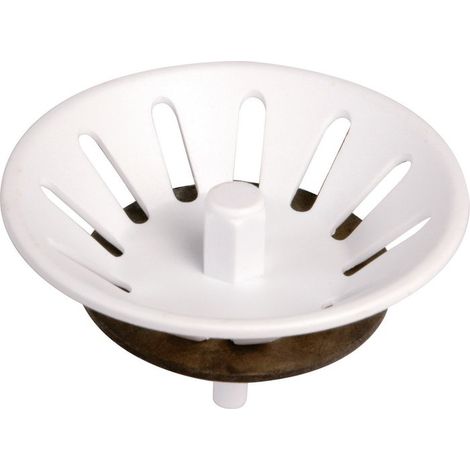 Cesta extraíble de PVC blanco de 75 mm de diámetro