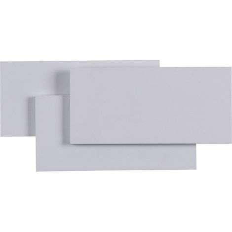 Applique Da Parete Moderno Trame Metallo Bianco Luce Led Integrato 12W (1/5)