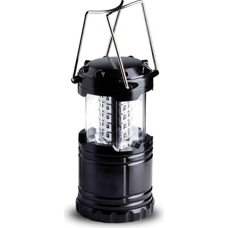 Lanterne de camping pliable à piles LED super lumineuses pour pannes de courant, kit d'urgence en intérieur, extérieur, camping, randonnée (1/4)