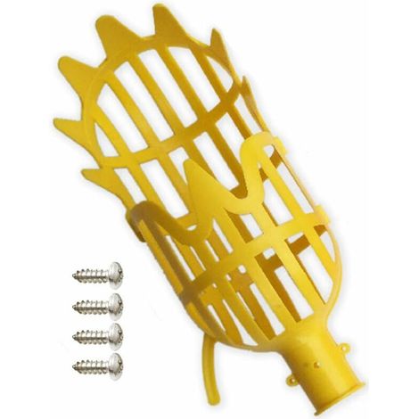 DEESSE SHOP - Tête de cueillette de fruits en plastique Panier de cueillette de fruits en plastique Cueilleur de fruits en plastique sans poteau facile à assembler, pour la maison, le verger, le parc, (1/5)