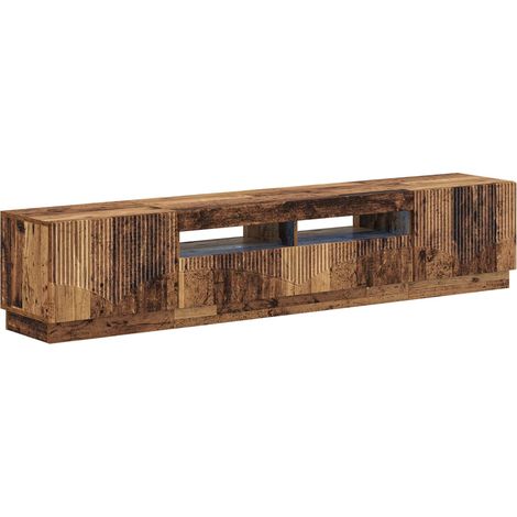 Maison Exclusive - Mobile TV LED a 5 pezzi Legno antico Legno ingegnerizzato (1/5)